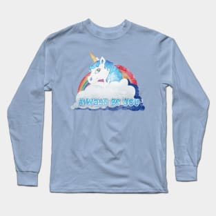 Central Intelligence - Unicorn (Faded as worn in the film) Bob Stone Long Sleeve T-Shirt